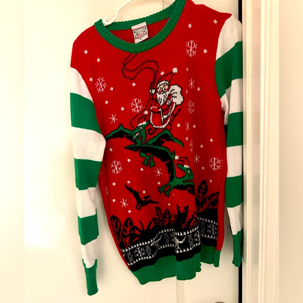Christmas sweater. Light still works